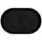 Ruvati 23-inch Matte Black epiStone Solid Surface Modern Bathroom Vessel Sink RVB2550BK - alternate 2